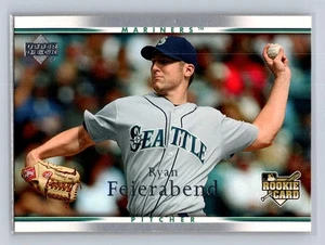 2007 Upper Deck #39 Ryan Feierabend MLB Seattle Mariners - Picture 1 of 2