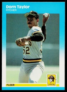 1987 Fleer Update Dorn Taylor #U-118 Pittsburgh Pirates - Picture 1 of 2