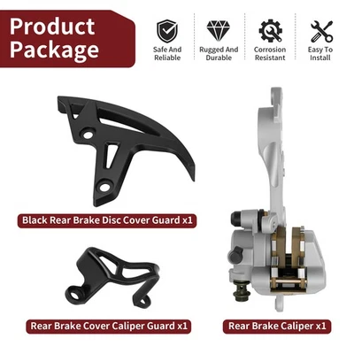 Protector de cubierta de disco de pinza de freno trasero para Honda CRF450R/X/L CRF450RX CRF450RL/RWE Foto 1 de 4