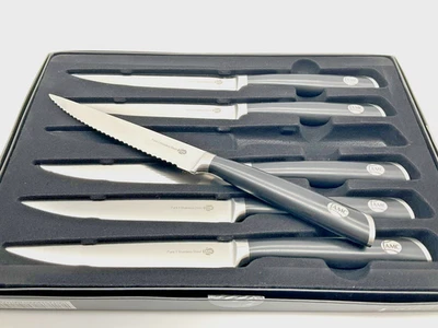 6x AMC TITANMESSER Tomatenmesser Gemüse Steakmesser-Set, 6-teilig Hochwertig - Bild 1 von 4