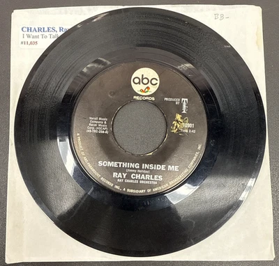 RAY CHARLES I Want To Talk About You R&B SOUL ABC 45 7" Record Vinyl Records - Image 1 of 2