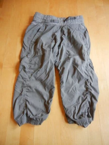 IVIVVA LULULEMON Girls Live to Move gray capris crop pants joggers, size 10 - Picture 1 of 5