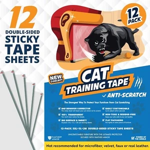 Panther Armor Cat Scratch Deterrent Double Sided Anti Scratching Sticky Tape ... - Picture 1 of 8