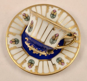 Rosenthal Demitasse Cup & Saucer, Hand Painted, Art Deco - Picture 1 of 10