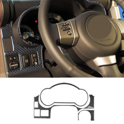 Cubierta envolvente velocímetro interior de fibra de carbono 3 piezas para Toyota FJ Cruiser Foto 1 de 4