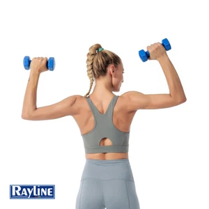 Rayline bell-kg3 mancuerna 2x3kg, goma entrenamiento de fuerza fitness culturismo - Imagen 1 de 7