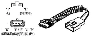 Alternator Conversion Kit Adapter Delco 10SI 12SI to CS130D AD230 AD237 AD244 - Picture 1 of 1