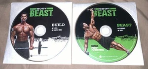 Beachbody BODY BEAST - BUILD: LEGS, BACK | BIS & BEAST: Cardio, ABS DVD Discs - Picture 1 of 2