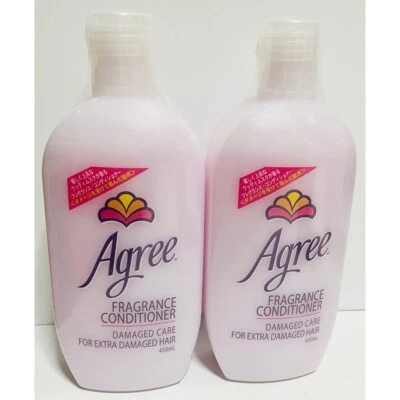 [Set of 2] Agree Fragrance Conditioner 450ml NEW Japan F/S w/Track# - Image 1 of 4
