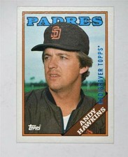 2017 Topps Rediscover Stamped Buyback Blue 1988 #9 Andy Hawkins