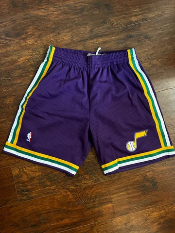 Utah Jazz NBA mitchell ness shorts 91-92 Brand New With Tags Hardwood Classics Cover