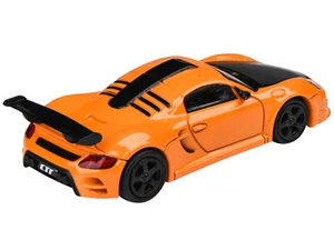 2012 RUF CTR3 Clubsport Orange with Black Hood 1/64 Diecast Model CARZ Paragon - Picture 1 of 4