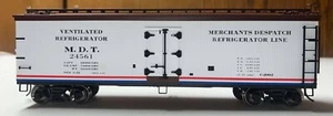 K-LINE #K742-80334 MERCHANTS DESPATCH #24561 40' WOOD-SIDED REEFER (2-RAIL) NEW - Picture 1 of 13