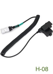 U94 PTT Headsets Adapters Cable 6 Pin Plug for PRC152 WalkieTalkie Radios - Picture 1 of 4