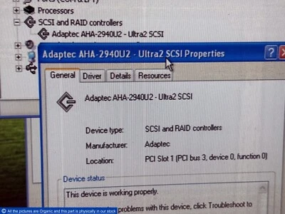 Adaptec AHA-2940U2 OEM PCI Ultra2 SCSI & Raid Controller 1728806-00 330522-001 - Image 1 of 4