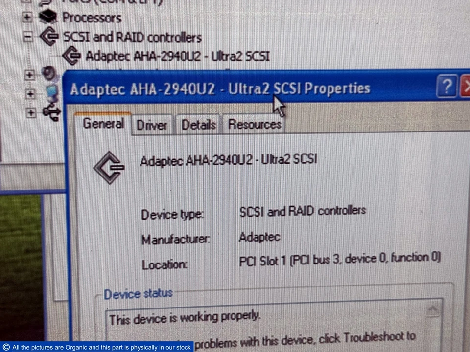 Adaptec AHA-2940U2 OEM PCI Ultra2 SCSI & Raid Controller 1728806-00 330522-001 - Image 1 of 4