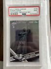 2017 Topps Chrome AARON JUDGE 169 RC Catching Negative Refractor - PSA 9 MINT