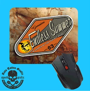 RETRO ENDLESS SUMMER MOUSEPAD MOUE PAD MAT COMPUTER LAPTOP MAKES A COOL GIFT - Picture 1 of 1