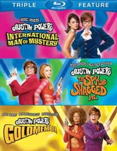 Austin Powers Trilogy Blu-ray Mike Myers NEW - Picture 1 of 2