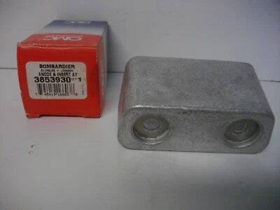 BRP OMC Cobra Volvo Penta 3853930 anode and insert assembly OEM - Image 1 of 4