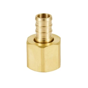 EFIELD 3/4"Pex×3/4"Metal Swivel Adapter Brass Crimp Fitting NoLead Free Shipping - Picture 1 of 3