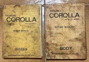 Original 1970 Toyota Corolla Body and Chassis Repair Manual KE and TE Series - Bild 1 von 12