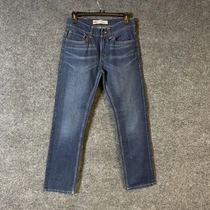 Levis 511 Slim Boys Straight Denim Blue Jeans Sz 16R 28x28 EUC! - Picture 1 of 17