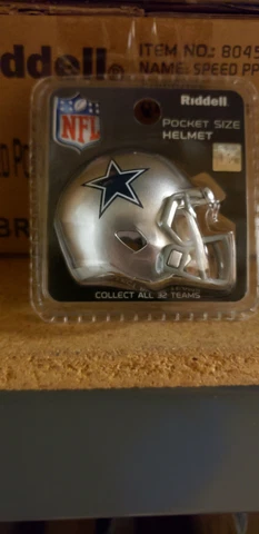 DALLAS COWBOYS SPEED NEW CLAMSHELL POCKET PRO HELMET RIDDELL Cover