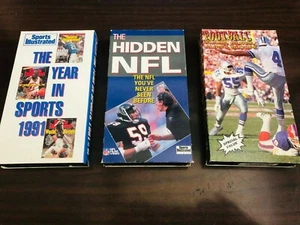 Sports illustrated NFL Hidden Year In Sports Football Bloopers Lot VHS Video - Picture 1 of 8