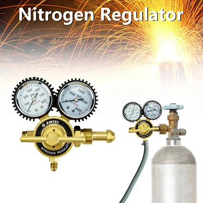ZISTEL Nitrogen Tank Regulator for Hvac Purge w/ 0-600 PSI Delivery Pressure Equipments