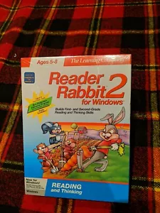 Reader Rabbit 2 The Learning Company Big Box Vintage Windows Game NEW! - Picture 1 of 3
