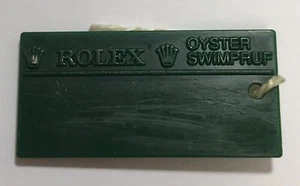 ROLEX Green Tag HANGTAG Oyster Swimpruf Day-Date GMT Master Explorer - Picture 1 of 2