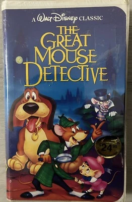 Rare Black Diamond Disney Classic The Great Mouse Detective VHS 1360 - Image 1 of 4