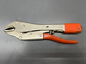 (Z) VINTAGE LEVERWRENCH NO. 10 10" VISE GRIP CURVED JAW LOCKING PLIERS VGC USA - Picture 1 of 5