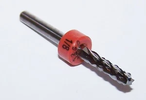 1/8 Zoll (0,1250 Zoll) DIAMANTGESCHLIFFENE HARTMETALLFRÄSER GRAT, FUSS 4100.1250.472 - Bild 1 von 2