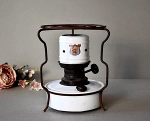 Vintage Chinese Enamelled Kerosine Gas Stove Primus Camping Burner - Picture 1 of 9