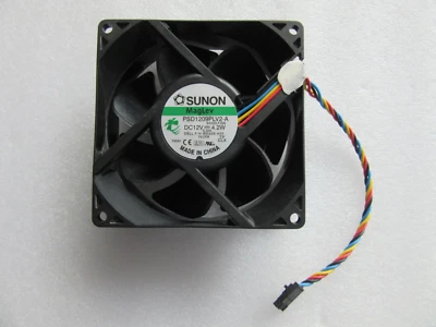 Dell Optiplex PC Sunon MagLev PSD1209PLV2-A 5-Pin Fan 12V 90mm x 25mm 0WC236 - Image 1 of 4
