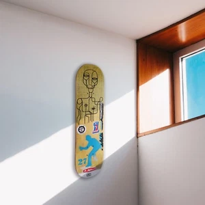 skateboard by @matdisseny & @drhofmann27 - skate art recycled deck "Collab" - Imagen 1 de 3