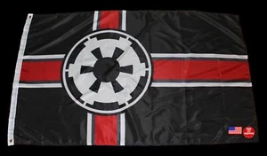 Star Wars Galactic Alliance Imperial Bandiera 3x5 3x5 Impero colpisce ancora - Foto 1 di 6