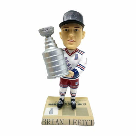 Brian Leetch New York Rangers 1994 NHL Champions Series Bobblehead NHL Cover