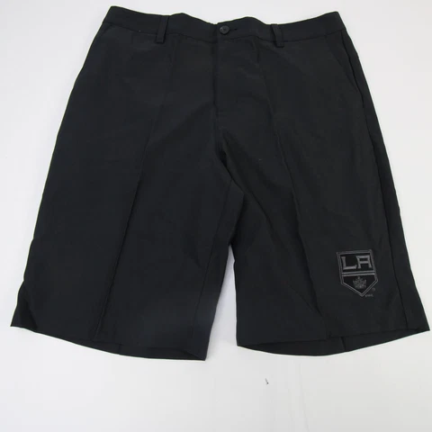 Los Angeles Kings adidas Climalite Dress Short Men's Black New Cover