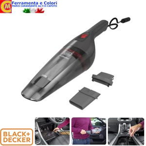Aspirapolvere Per Auto Portatile 12V Pulizia Macchina Aspira Briciole Black+Deck - Foto 1 di 4