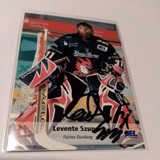 DEL Trading Card EV Duisburg - The Foxes 2006/07 Signed Levente Szuper