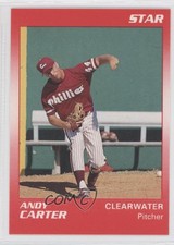 1990 Star Clearwater Phillies Andy Carter #4