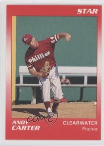 1990 Star Clearwater Phillies Andy Carter #4