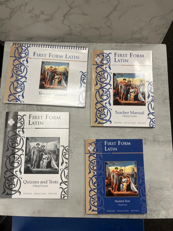 Memoria Press First Form Latin Set (Missing DVD) - Image 1 of 1
