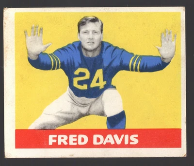 1948 Leaf #27 Fred Davis RC VG/VGEX X3399032 ALABAMA TO THE CHICAGO BEARS - Image 1 of 2