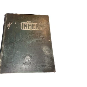 Dante's Inferno Illustrated by Gustave Dore c. 1890 Altemus Edition Vintage Book - Bild 1 von 6