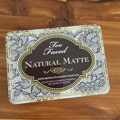 Too Faced Natural Matte Eye Neutral Eye Shadow Palette NWOB ~ RARE! - Image 1 of 3
