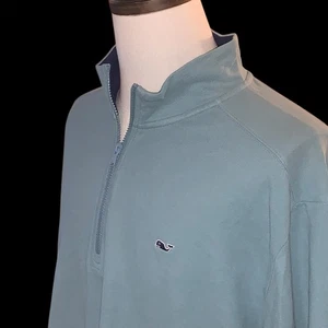 VINEYARD VINES WHALE 1/4 ZIP PULLOVER XXL 2XL LONG SLEEVE SHIRT EXCELLENT  - Picture 1 of 7